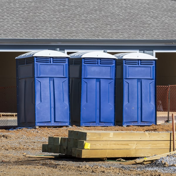 are there any restrictions on where i can place the porta potties during my rental period in Little Valley California